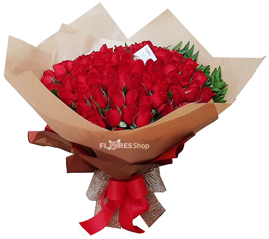 Buquê Gigante com 100 Rosas Vermelhas Para entrega Hoje (41) 99286-3261 |  Flores Shop