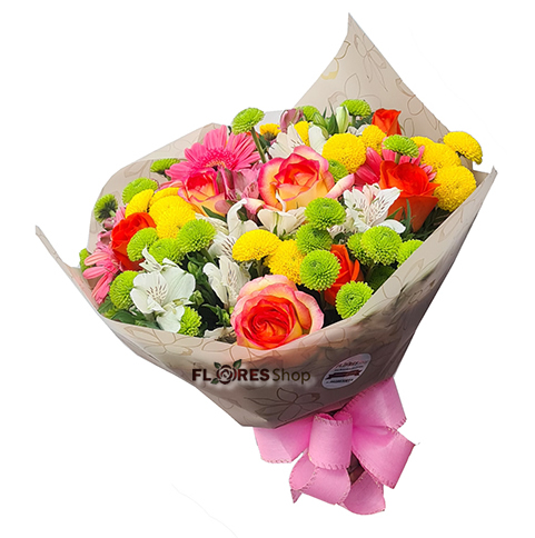 4595 Flores coloridas