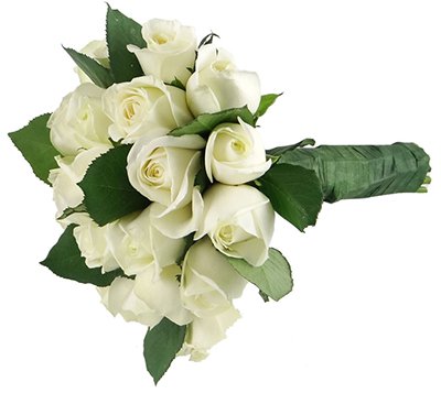 Buquê de Noiva Rosas Brancas II | Flores Shop