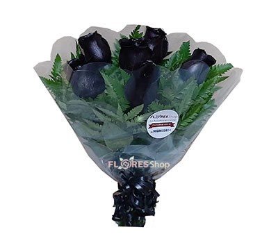 Rosas Negras (tingidas)