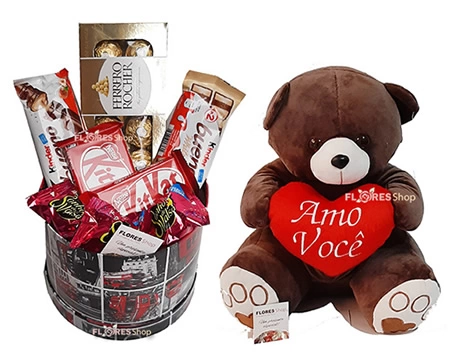 Box chocolates e Ursinho