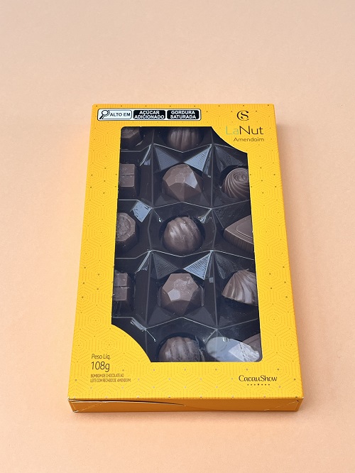 Caixa de Bombons Mini Show LaNut Amendoim 108g