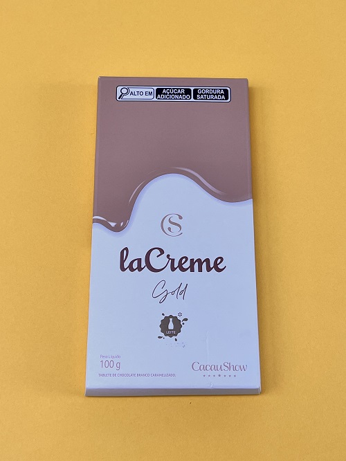 Tablete laCreme Gold de Chocolate Branco 100g